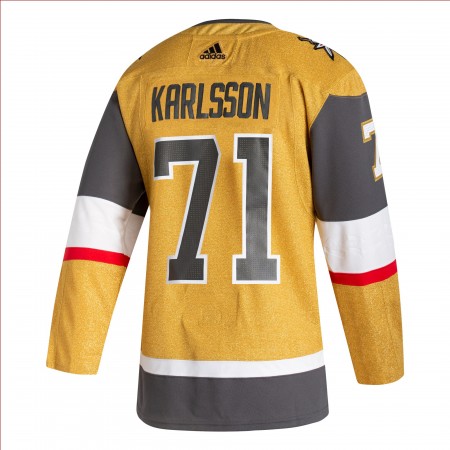 Gold Vegas Golden Knights William Karlsson 71 2020-21 Alternatief Authentic Shirt - Mannen